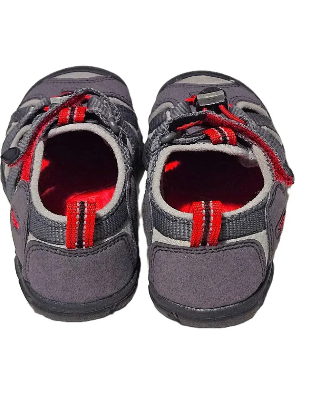 KEEN Seacamp II CNX Kids' Sandals - Size 9 - Grey/Red